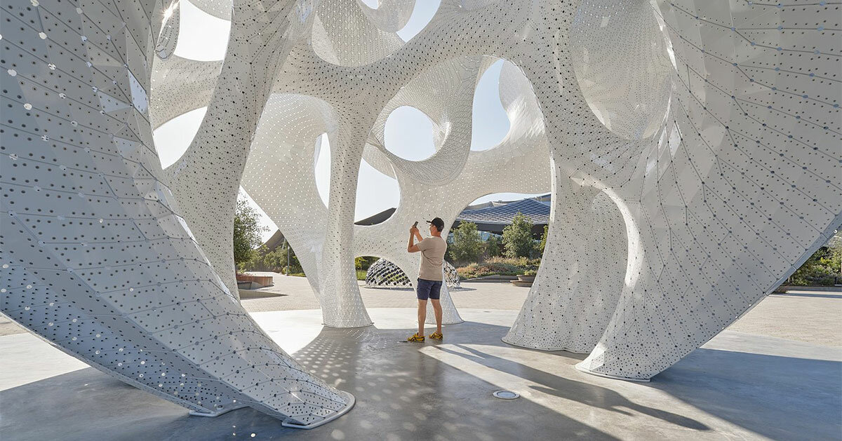 MARC FORNES / THEVERYMANY sculpts ‘the orb’ pavilion at google’s campus