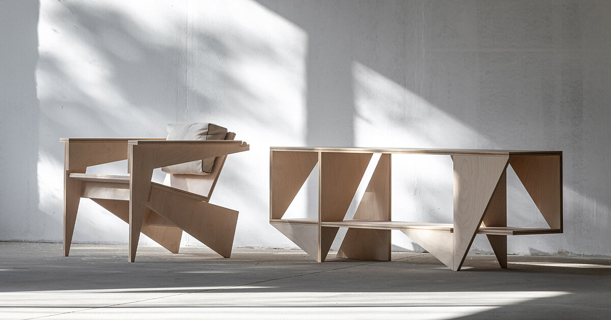 Discover the meaning of diagonals through the Átló furniture collection
