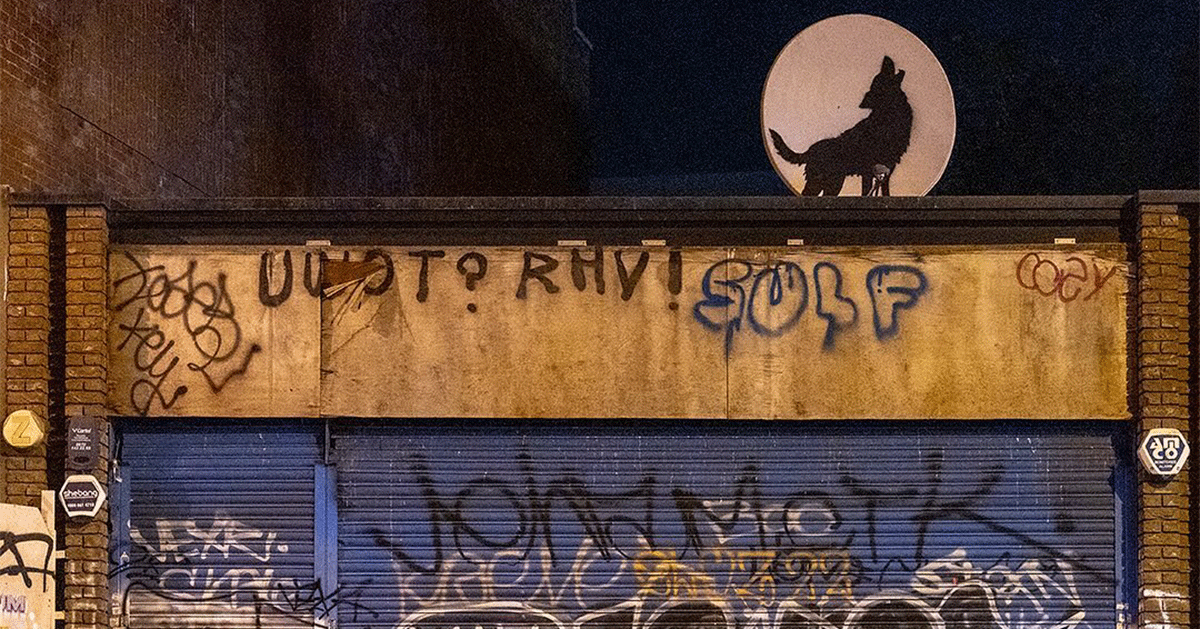 why does Banksy cover London with animal murals?