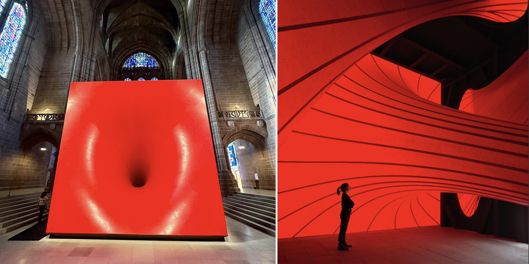 anish kapoor’s monadic singularity show invites spiritual explorations at liverpool cathedral