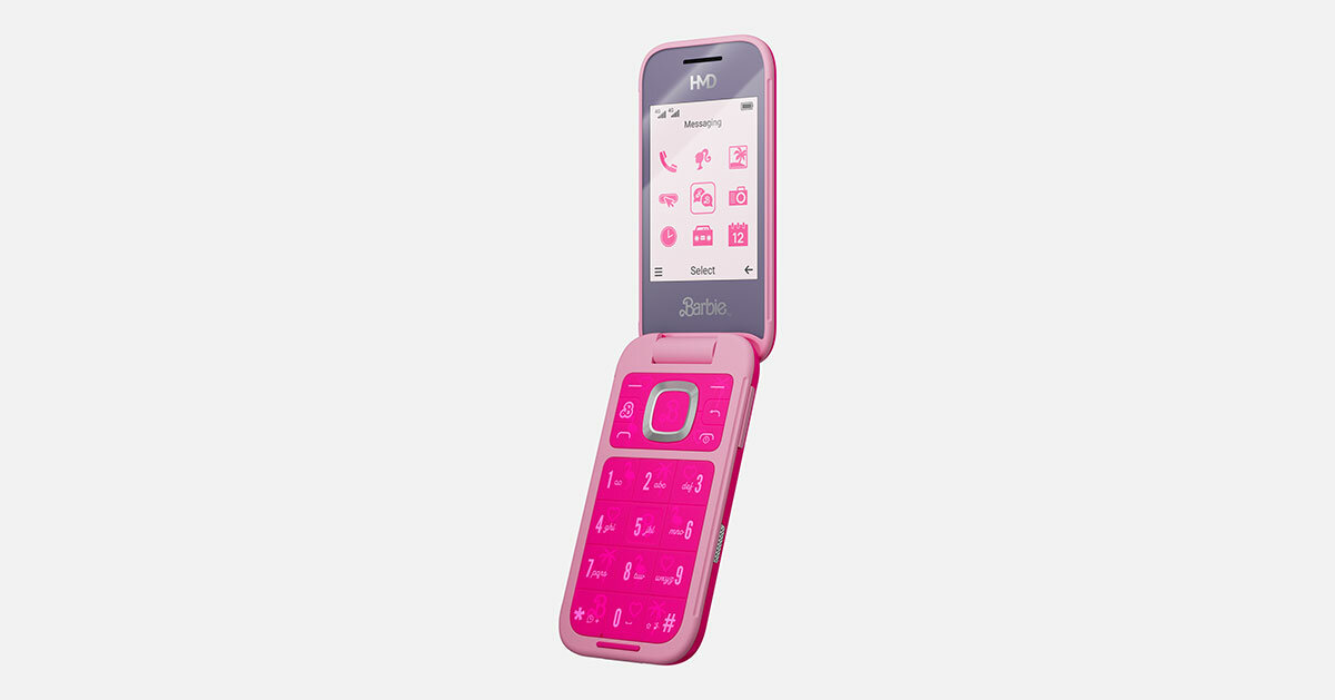 HMD and Mattel launch retro power pink device