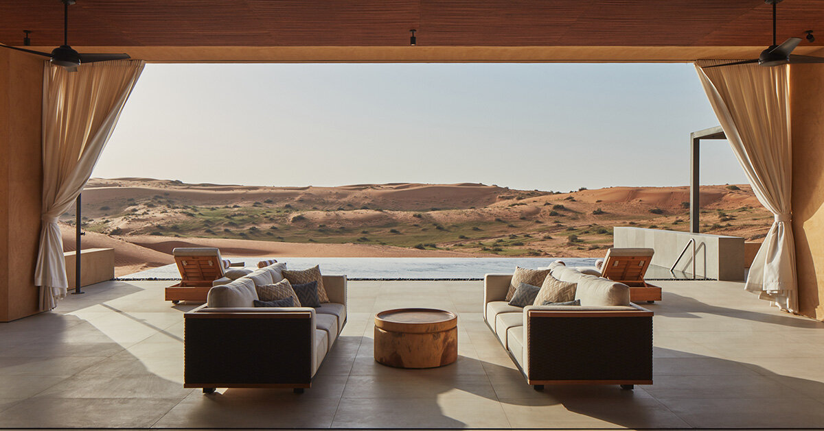 signature villas by H+A bring desert house tradition to the sand dunes ...