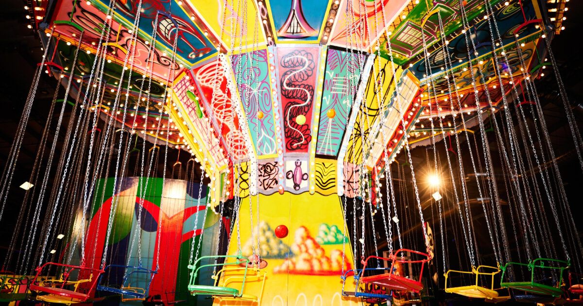 art carnival ‘luna luna’ travels to new york at the shed with attractions by basquiat and haring