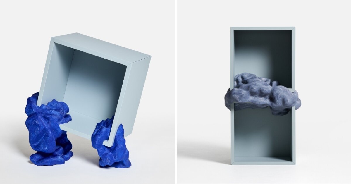 3D printed interventions transform standardized IKEA furniture into sculptural pieces