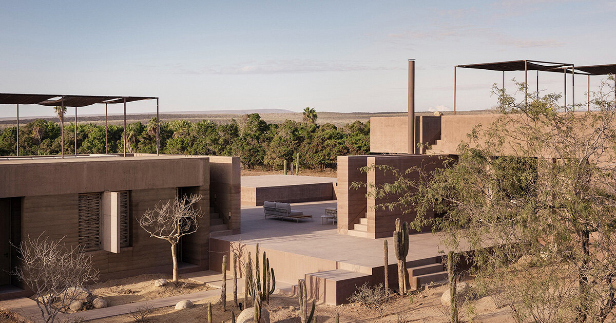 series of arranged volumes responds to mexican site’s contours in vipp guesthouse by PPAA