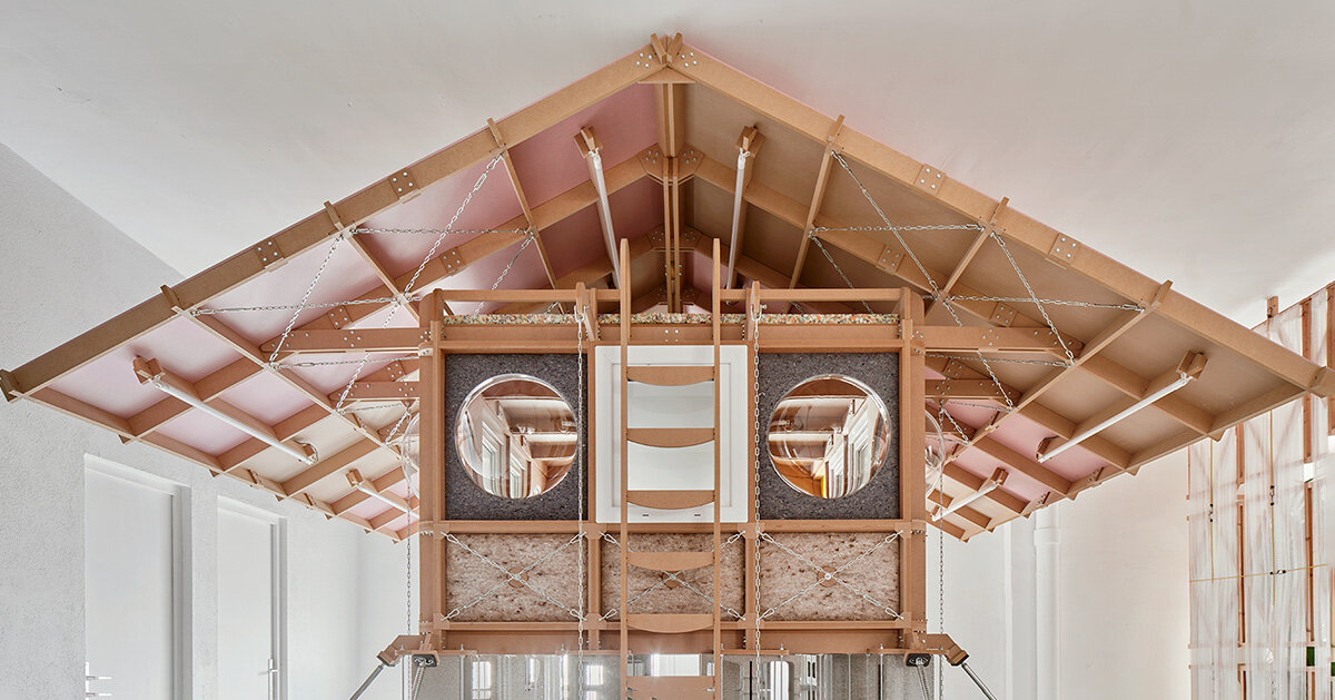 TAKK crafts climate-responsive children’s bedroom in barcelona from reclaimed materials