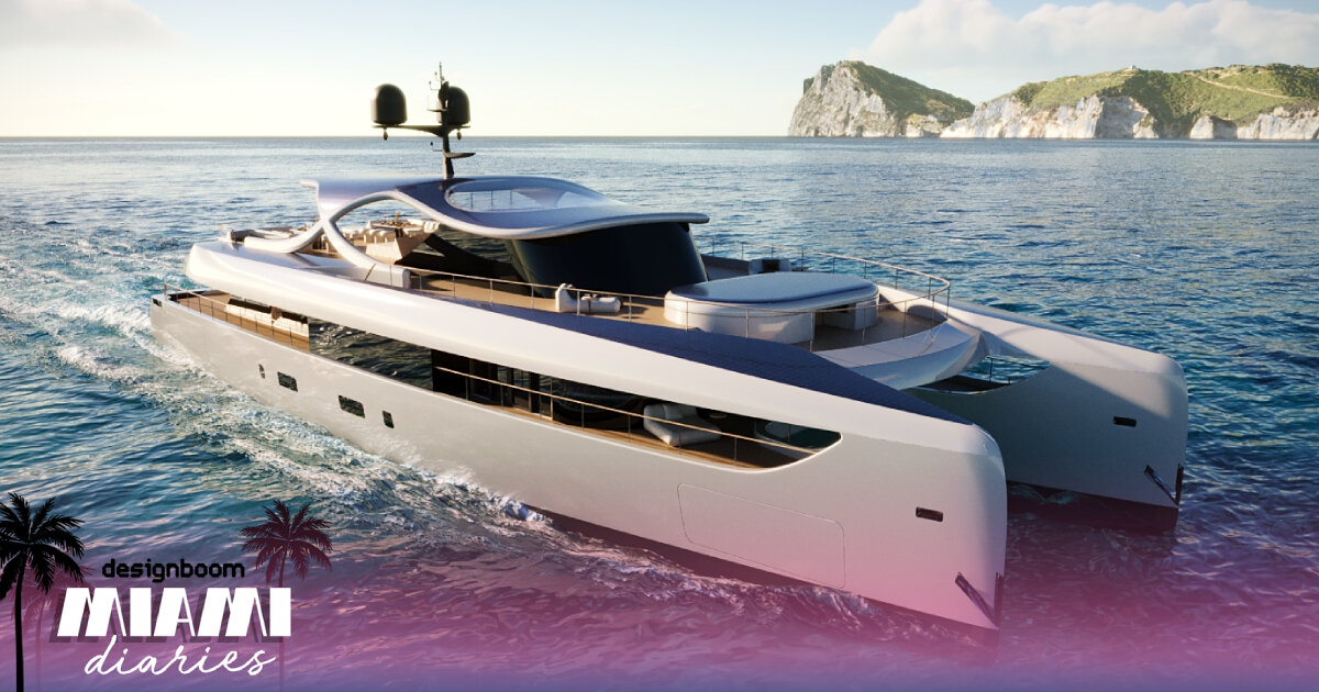 yves béhar and rossinavi reveal hybrid-electric catamaran superyacht ‘solsea’ at design miami