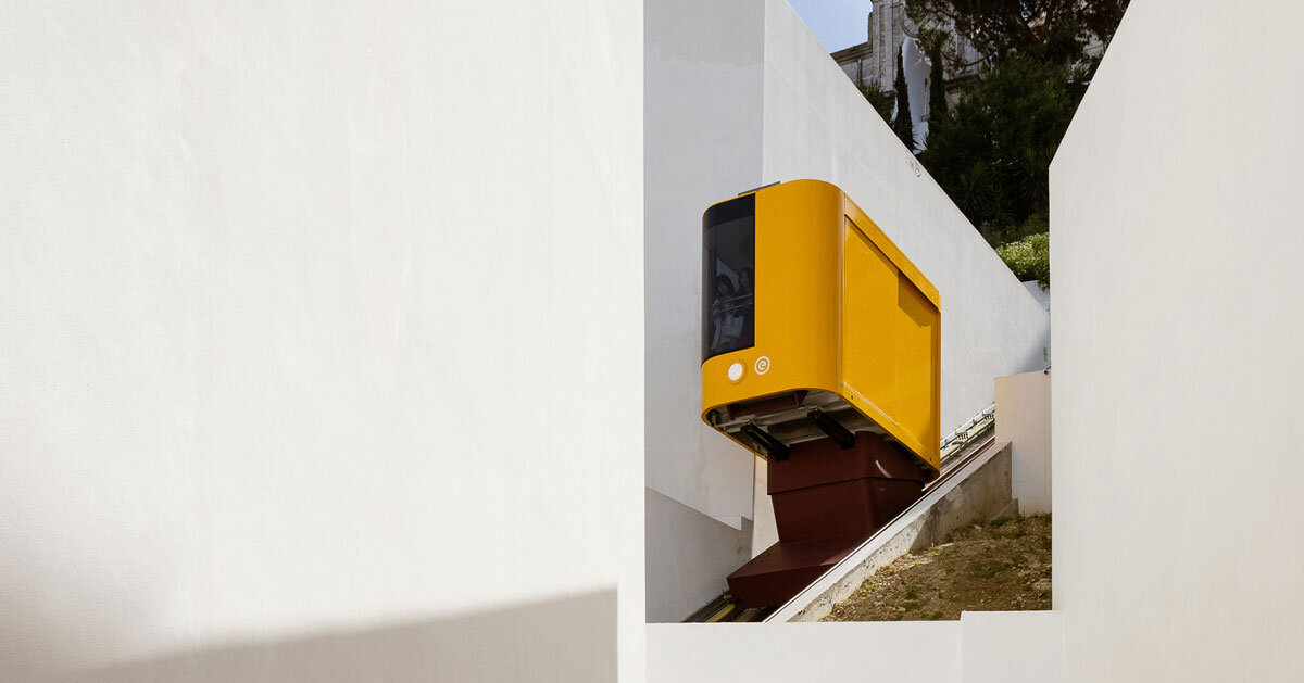 atelier bugio adapts graça funicular railway to lisbon’s hilly terrain