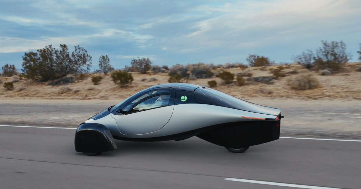 aptera completes real-world test of its solar electric vehicle in the mojave desert