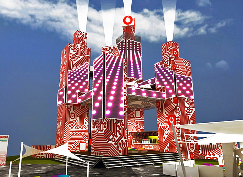 LED supertower at sziget