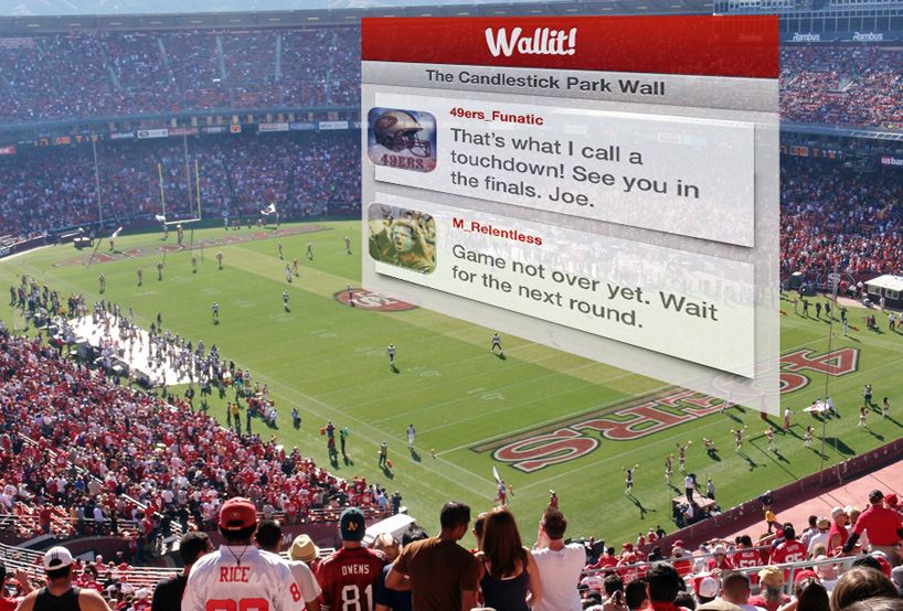 wallit app   social virtual walls in AR