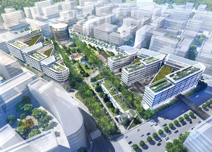 foster + partners: hongqiao vantone sunnyworld centre, shanghai breaks ground