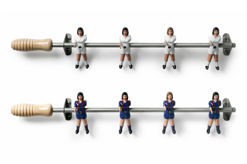 female foosball table