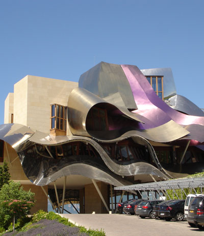 frank gehry: city of wine complex marques de riscal hotel