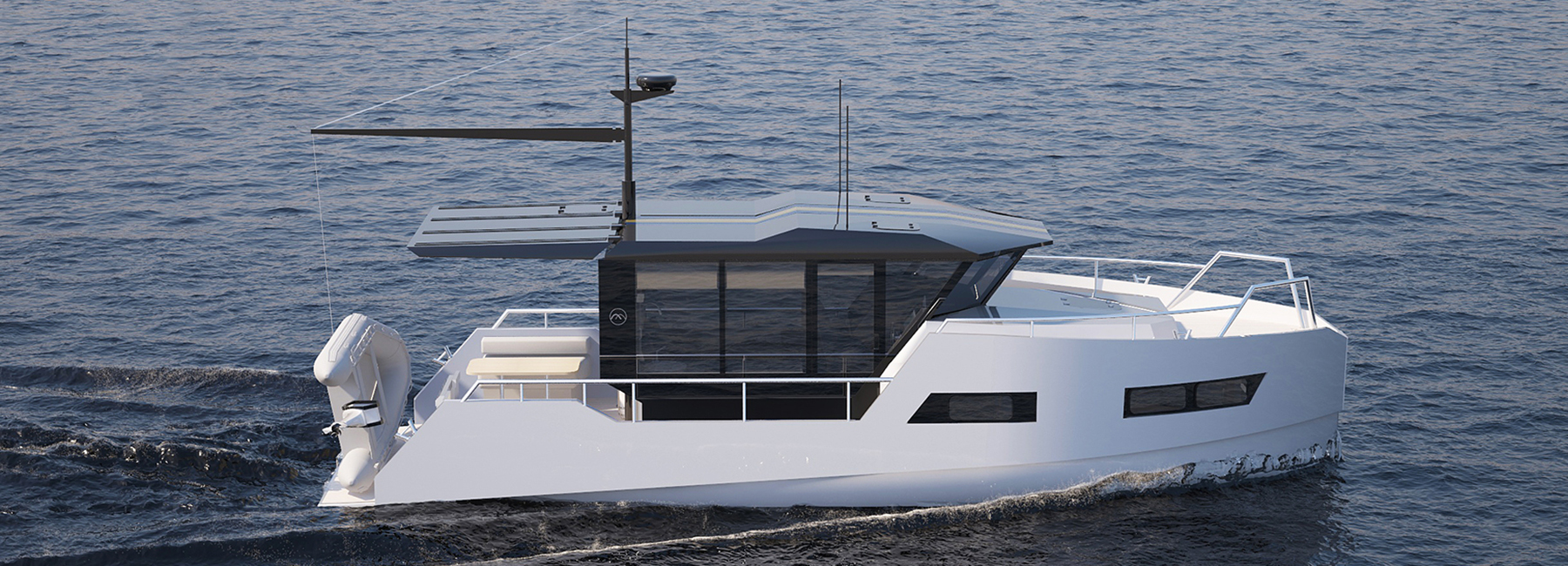 vik unveils electric boat that can be recharged from solar panels or