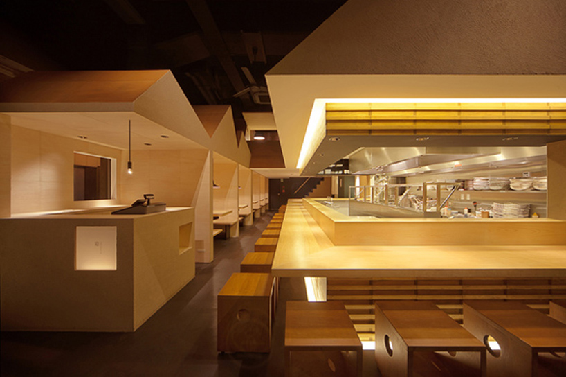 stile inserts nagaya structure into japanese ramen restaurant