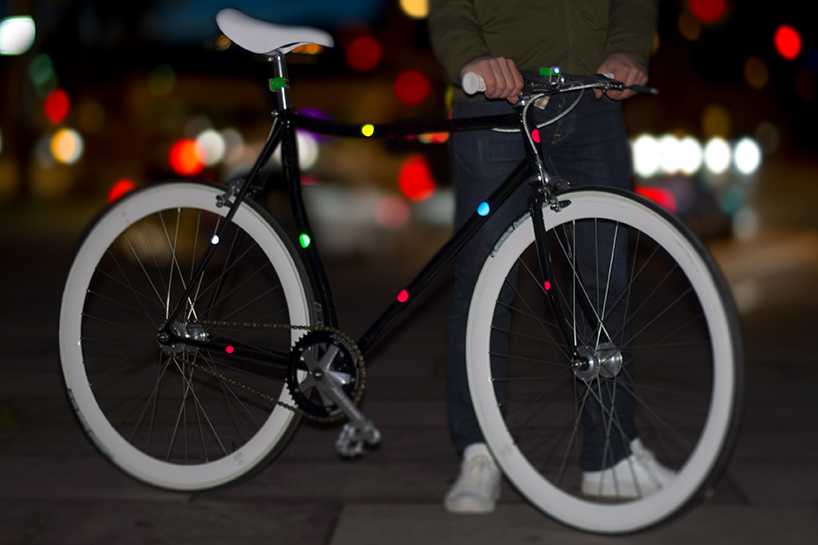 flexible magnetic bike-frame reflectors by bookman