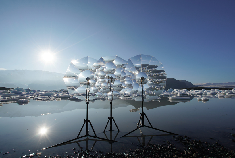 Vincent Leroy Tests His New Optical Installation Lenscape In Iceland