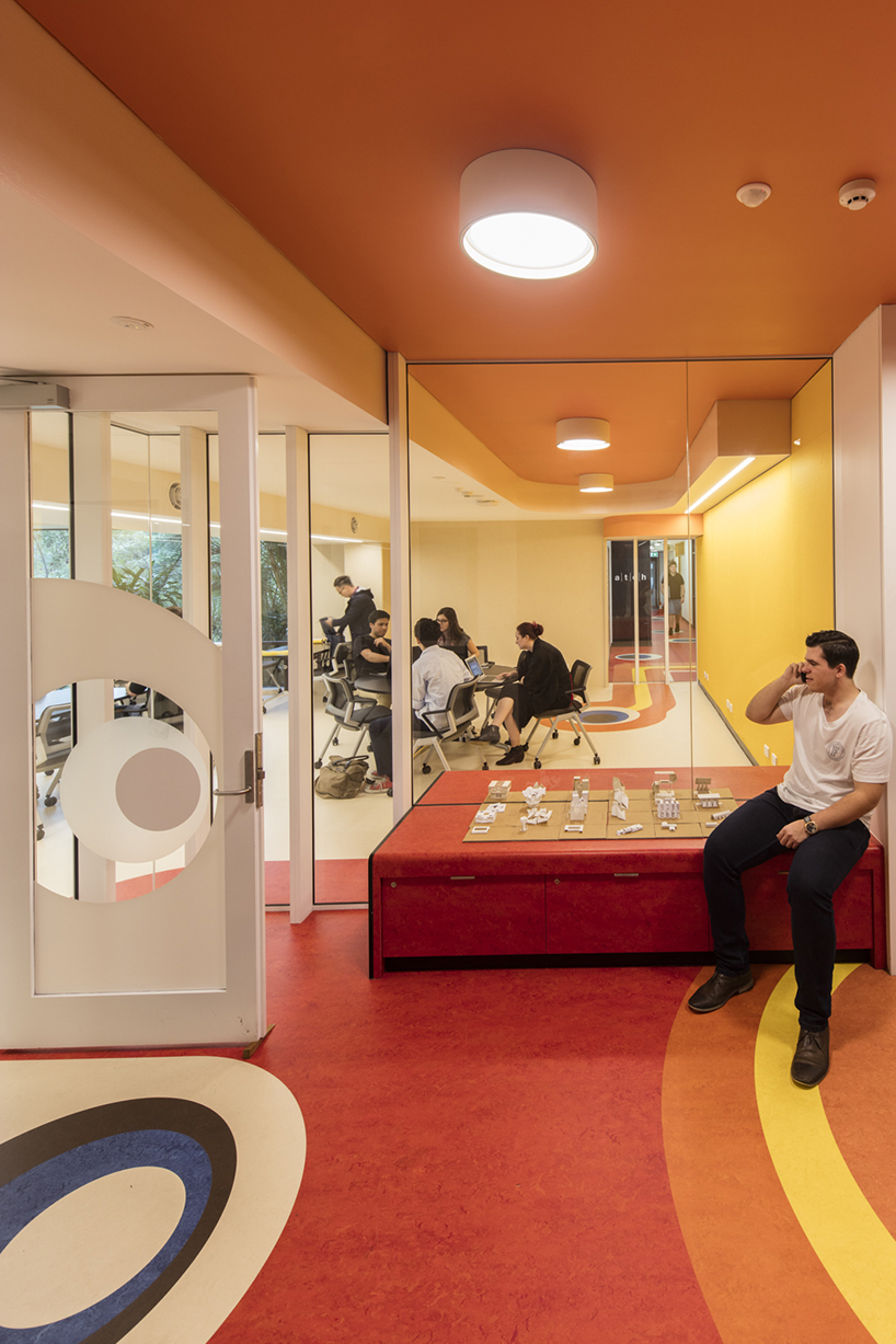 m3architecture adds pop  art  graphics to architecture college