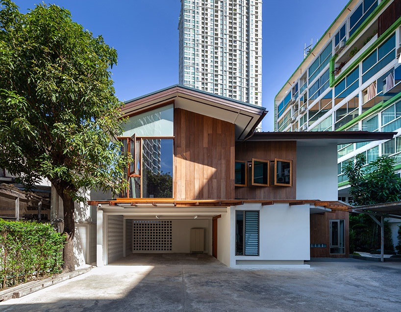 Bangkok, Thailand - Jan 19, 2020 : External of old house was left