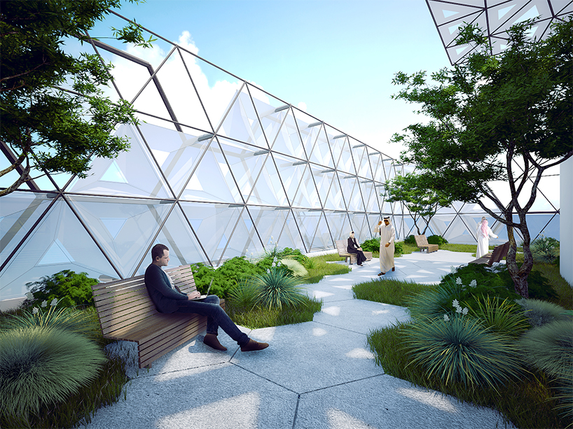 WWF architects designs chameleon biomimetic mixed-use 