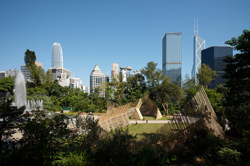 Impromptu Projects Erects Bamboo Chasing Sounds A Stage Design In Hong Kong