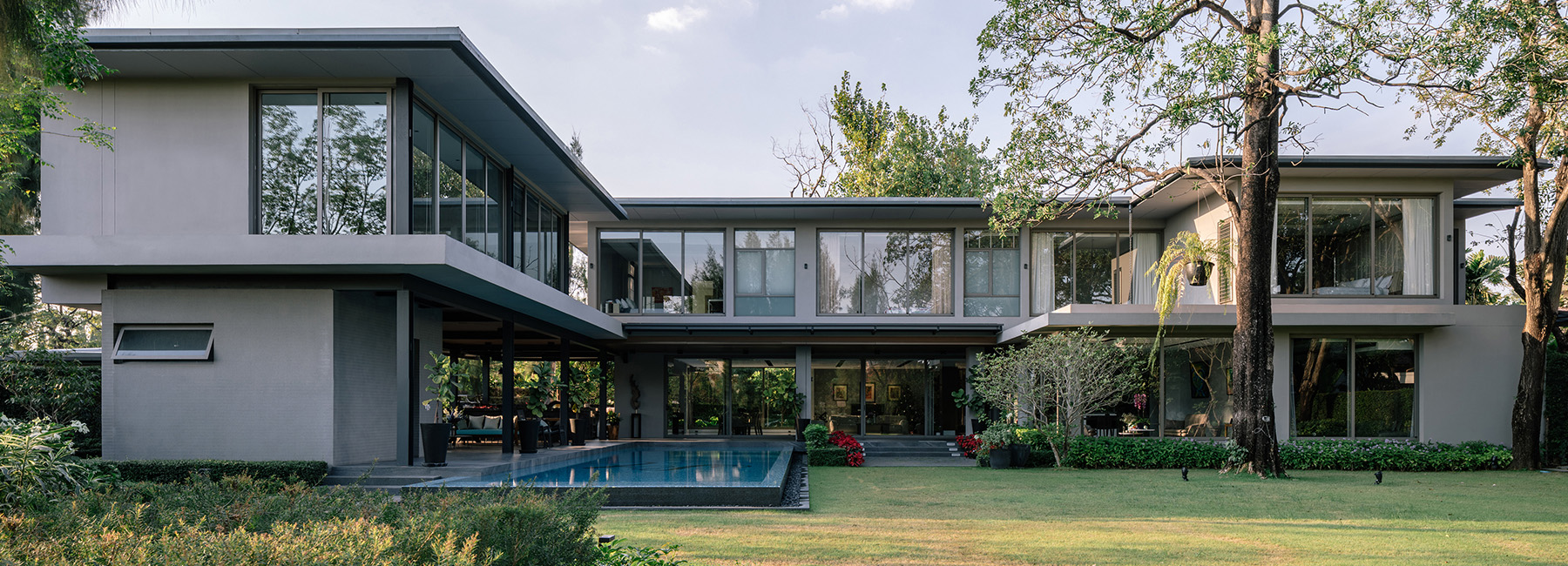 private house in bangkok by alkhemist architects draws from mid-century ...