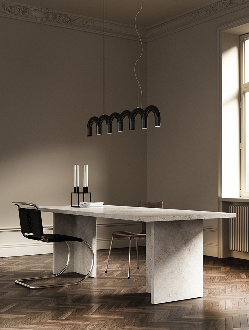 arch pendant light