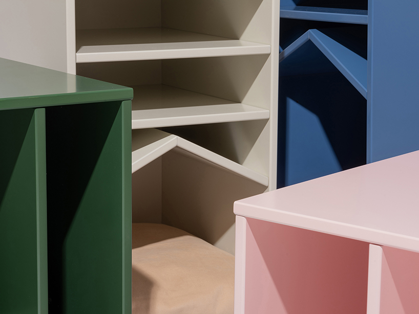 Studio Pesi Transforms Flat Pack Furniture To Create Colorful Pet