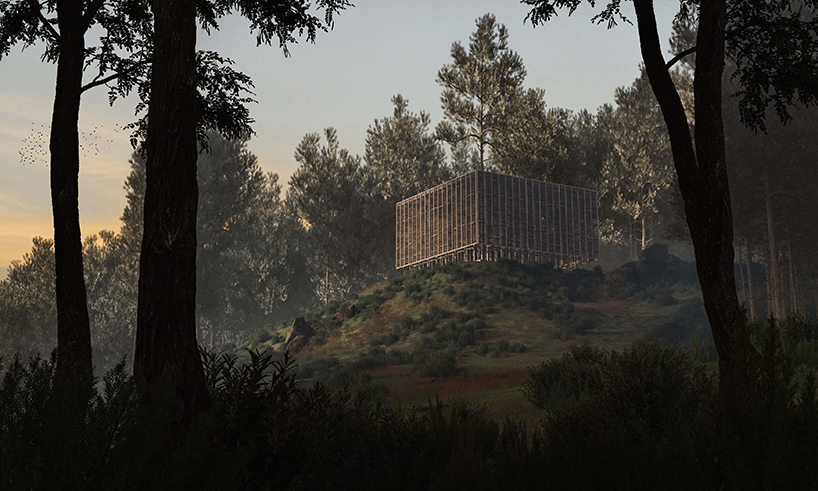 Earth Chapel Is A Secluded Forest Sanctuary In Lebanon Visualized By Jpag