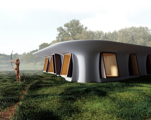 3D-printed house 'rain catcher' drizzles with sustainable self-sufficient design