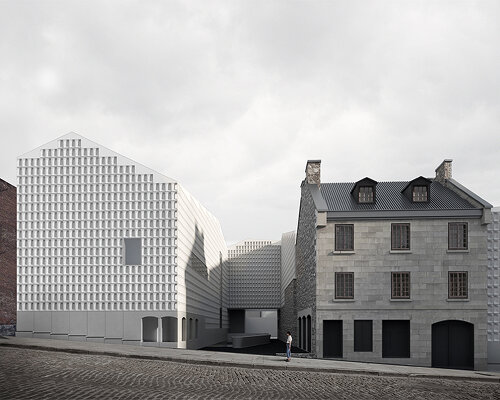 yang fei visualizes heritage townhouse as a hybrid art center in montreal