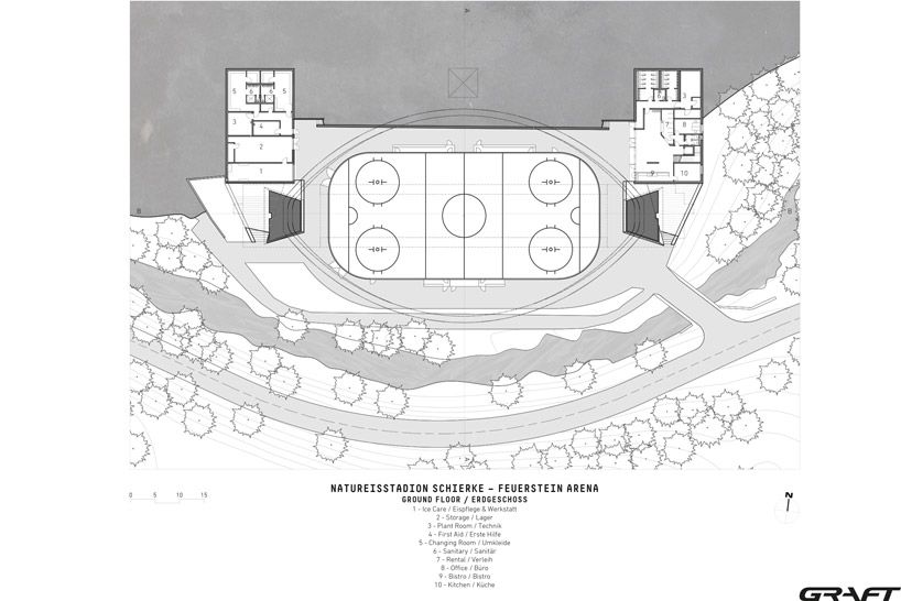 Graft Constructs Dramatic Curved Roof Over Feuerstein Arena - 