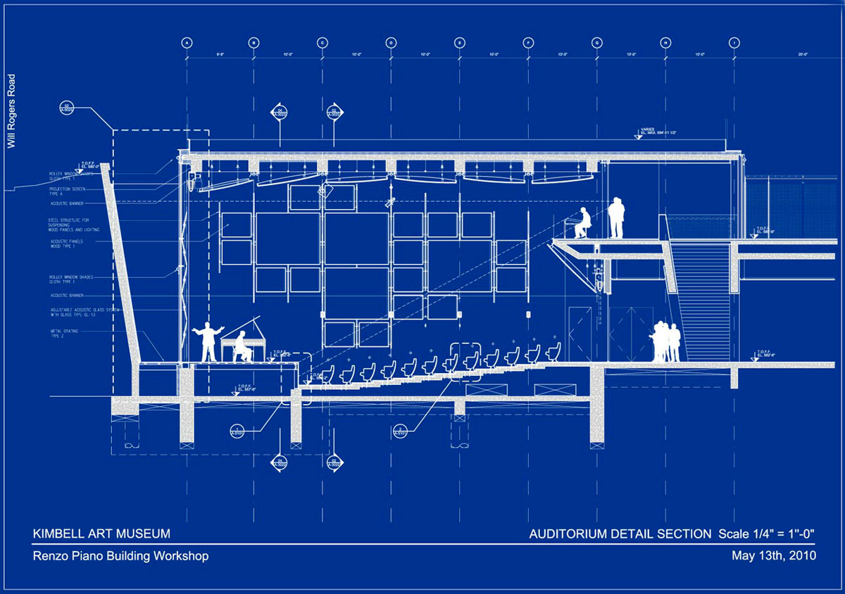 harvard model architecture renzo fort piano art kimbell worth museum piano: pavilion,