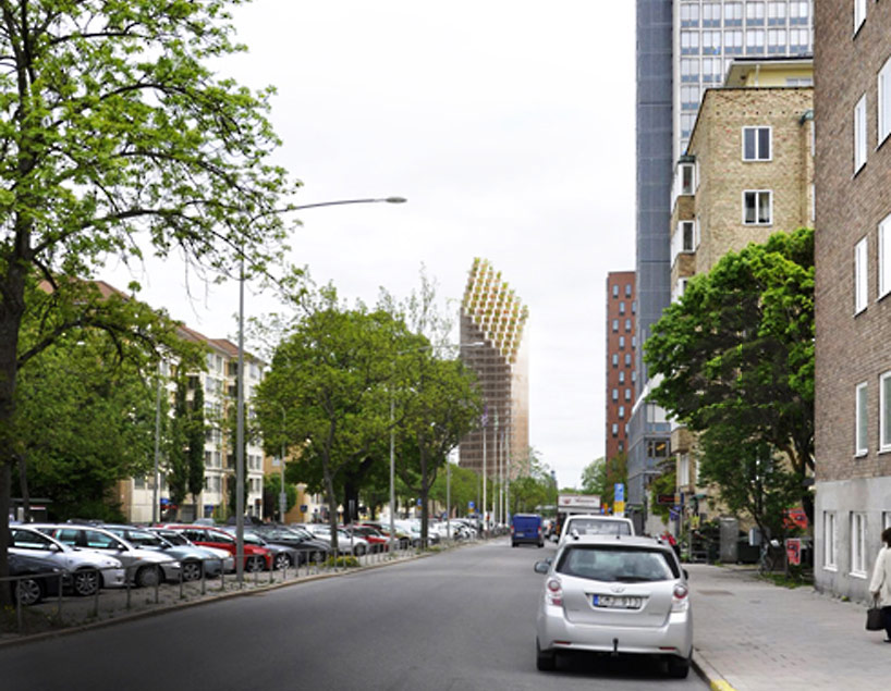 Cf Moller Reveals A Wooden Skyscraper For Stockholm