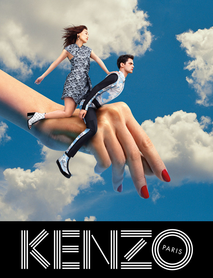 maurizio cattelan/TOILETPAPER design KENZO FW13 campaign