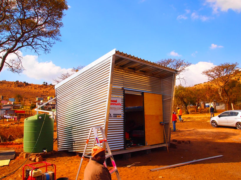 pre-fab mamelodi pod provides off-the-grid housing in africa