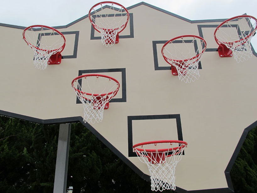 No one wins - multibasket backboard by llobet & pons