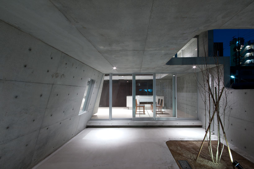 noriyoshi morimura constructs concrete jyoushin house