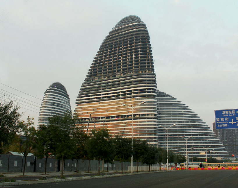 zaha hadid wangjing SOHO construction 01