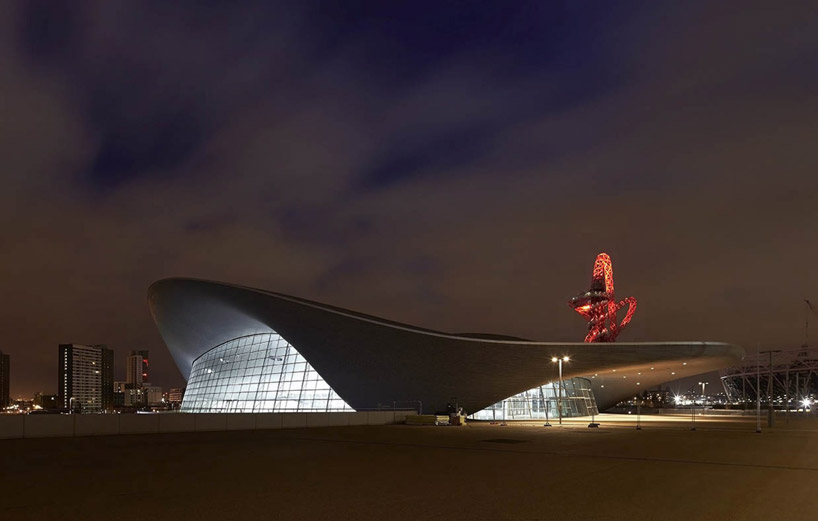 zaha hadid opens london aquatics centre to the public