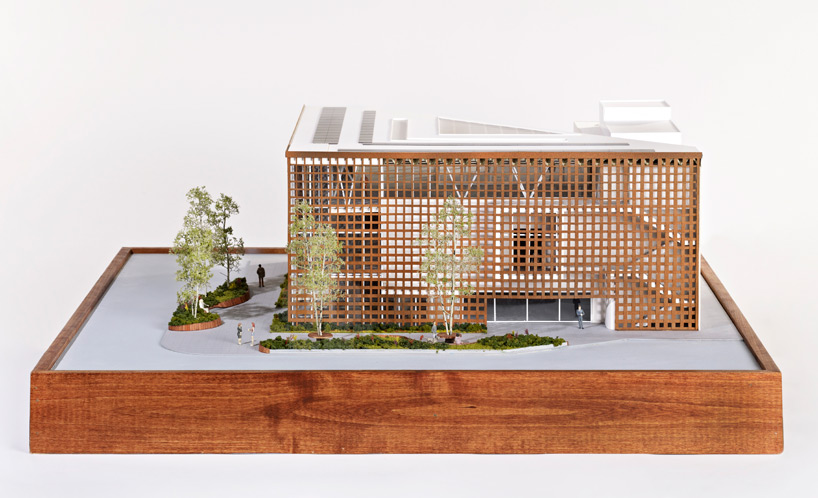 exclusive model images of shigeru ban's aspen art museum - 818 x 498 jpeg 69kB