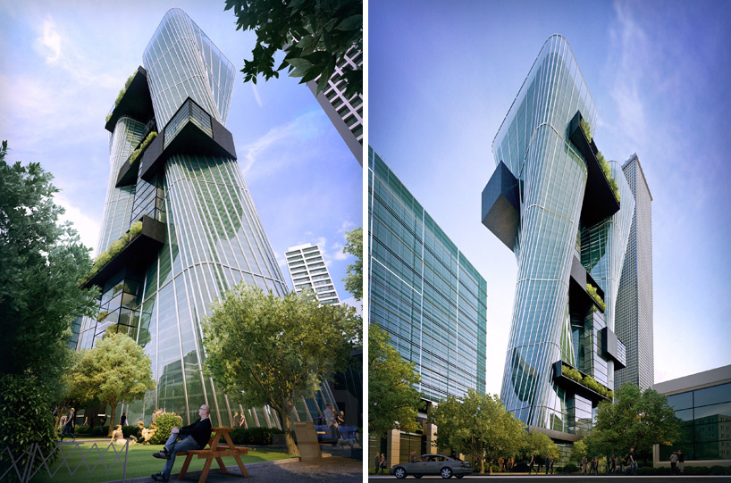 square parramatta urban architecture office building structure designboom efficiency envisions rising