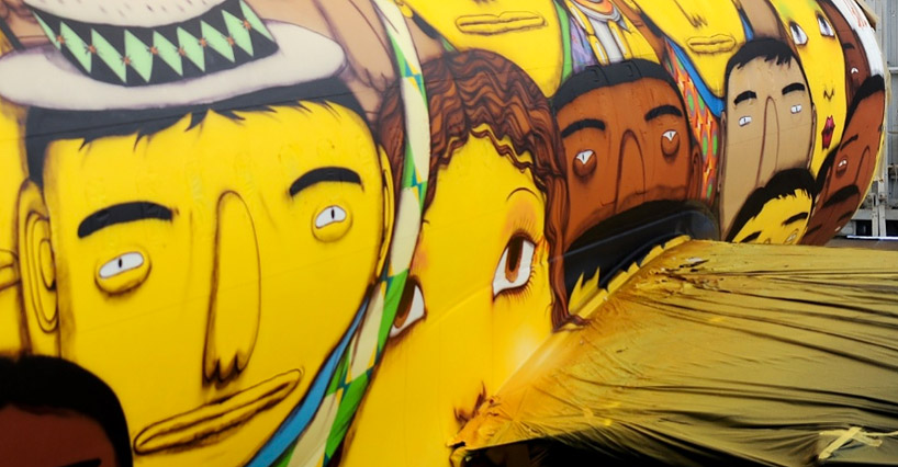 Osgemeos Graffiti Boeing 737 For Team Brazil S Fifa World