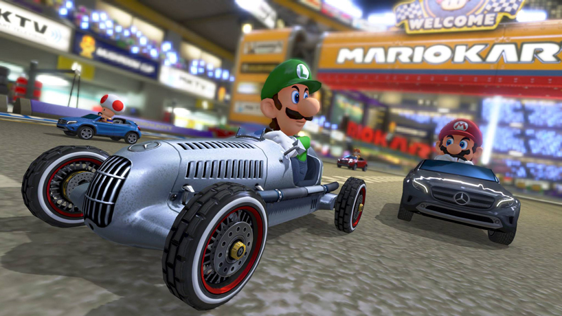 Nintendos Mario Kart 8 Lets You Drive Three Classic Mercedes Benz Cars 9420