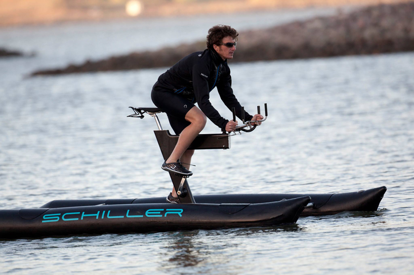 schiller sport X1 water bike creates new aquatic cycling ...