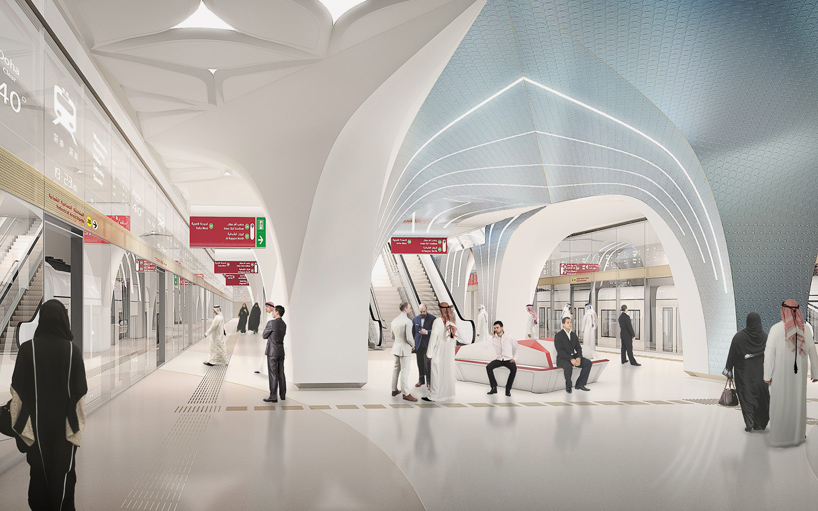 UNStudio designs stations for phase one of the doha metro - 818 x 511 jpeg 74kB
