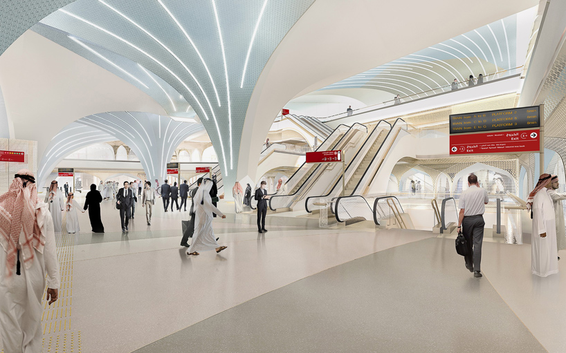 UNStudio designs stations for phase one of the doha metro - 818 x 511 jpeg 83kB