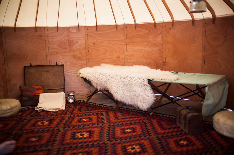 jero flat pack yurt designed for nomadic lifestyle