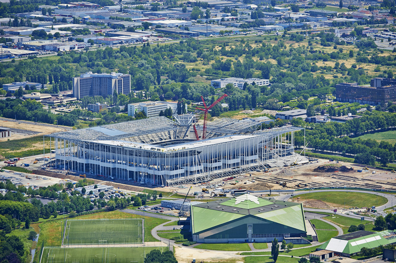 construction progresses on herzog & de meuron's new bordeaux stadium